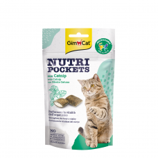GimCat Snack Nutri Pockets With Catnip 60g