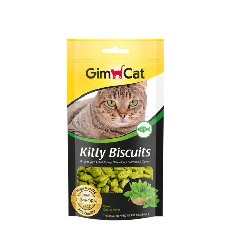 GimCat Tasty Snack Catnip Kitty Biscuit 40g