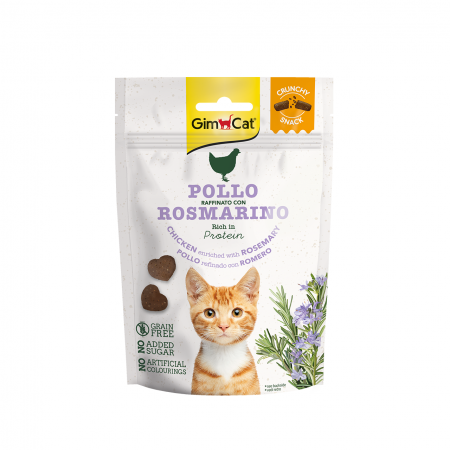 GimCat Treats Crunchy Snack Chicken enriched with Rosemary 50g