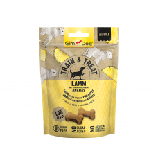 GimDog Train and Treat Lamb with Pineapple 125g (2 Packs)