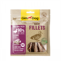 GimDog Treats Meat Snack Mono Animal Protein Fillets Duck 60g (2 Packs)