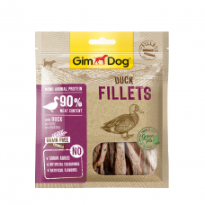 GimDog Treats Meat Snack Mono Animal Protein Fillets Duck 60g