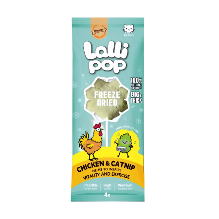 Gnawlers Cat Treats Lallipop Chicken & Catnip 4g (6 packs)