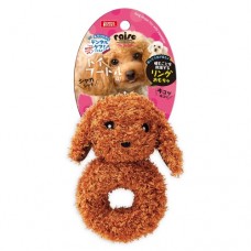 Gonta Club Doggy Toys Ring Shaped with Squeaker Poodle