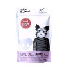 Good Noze Dog Treats Freeze Dried Carp Fish Chunks 60g