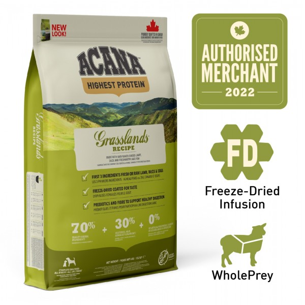 Acana Dog Dry Food Regionals Grassland Recipe 2kg