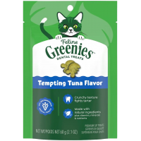 Feline Greenies Dental Treats Tempting Tuna 60g