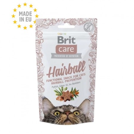 Brit Care Functional Snack for Hairball 50g