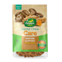 Happi Doggy Dental Chew Care Immune Support Turmeric & Shiitake Dogs Treats (4 Inch) 150g x2 Happi Doggy Dental Chew Care Immune Support Turmeric & Shiitake Dogs Treats (4 Inch) 150g x2