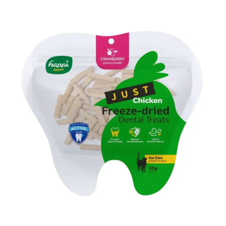 Happi Skippi Cat Treats Just Freeze Dried Chic & Cranberry 30g