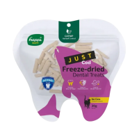 Happi Skippi Cat Treats Just Freeze Dried Cod & Catnip 30g (3 packs)