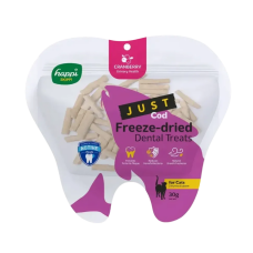 Happi Skippi Cat Treats Just Freeze Dried Cod & Cranberry 30g Happi Skippi Cat Treats Just Freeze Dried Cod & Cranberry 30g