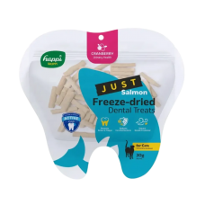 Happi Skippi Cat Treats Just Freeze Dried Salmon & Cranberry 30g Happi Skippi Cat Treats Just Freeze Dried Salmon & Cranberry 30g