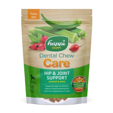 Happi Skippi Dog Dental Chew Care Hip & Joint Support 2.5" 150g
