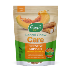 Happi Skippi Dog Dental Chew Care Digestive Support 2.5" 150g