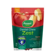 Happi Skippi Dog Dental Chew Zest Apple 2.5" 150g