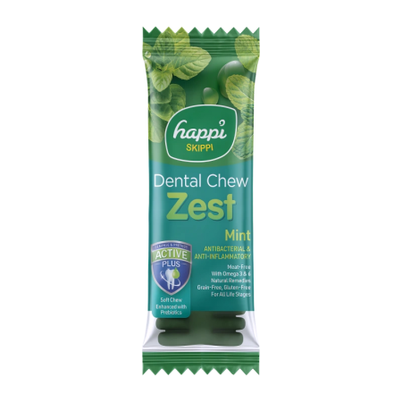 Happi Skippi Dog Dental Chew Zest Mint 4" 25g