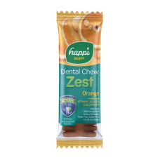 Happi Skippi Dog Dental Chew Zest Orange 4" 25g