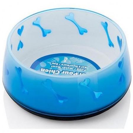 AFP Non-Skid Bowl Small Blue Dogbone