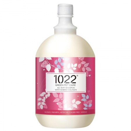 1022 Green Pet Care All Soft Shampoo with Marine Collagen For Dogs & Cats 4L