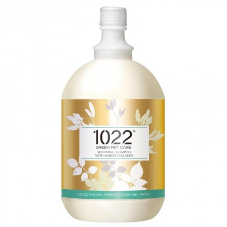 1022 Green Pet Care Soothing Shampoo with Marine Collagen For Dogs & Cats 4L