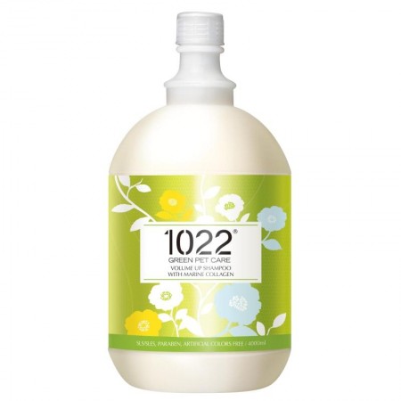 1022 Green Pet Care Volume Up Shampoo with Marine Collagen For Dogs 4L