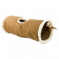 AFP Lamb Find Me Cat Tunnel Cat Toy Tan