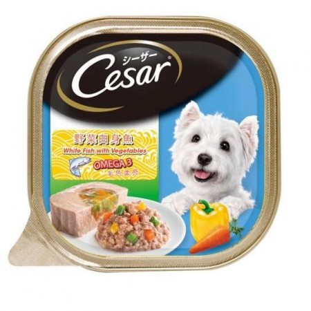 Cesar Dog Wet Food Whitefish with Vegetables 100g