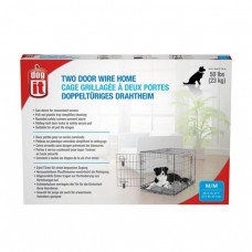 Dogit Two Door Wire Home Crates With Divider Medium