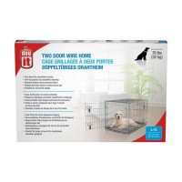 Dogit Two Door Wire Home Crates With Divider Large