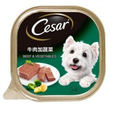 Cesar Dog Wet Food Beef & Vegetables Carton 100g (24 Packs)
