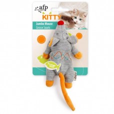 AFP Cat Toy Kitty Jumbo Mouse with Catnip