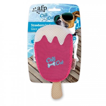 AFP Dog Toy Chill Out Strawberry Ice Cream