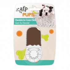 AFP Dog Toy Pups Chocolate Ice Cream Chew 