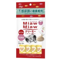 Aixia Miaw Miaw Creamy Tuna (Healthy Urinary Function) 15g x 4's  (5 Packs)