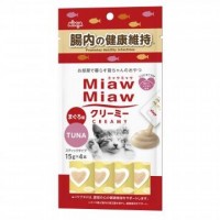 Aixia Miaw Miaw Creamy Tuna (Intestines Health) 15g x 4's (5 Packs)