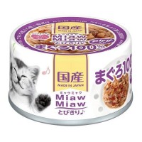 Aixia Miaw Miaw Tuna with Dried Skipjack 60g Carton (24 cans)