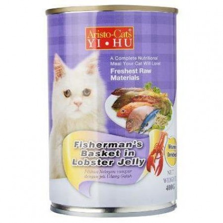 Aristo Cats Fresh Fishermans Basket In Lobster Jelly 400g carton (24 Cans)