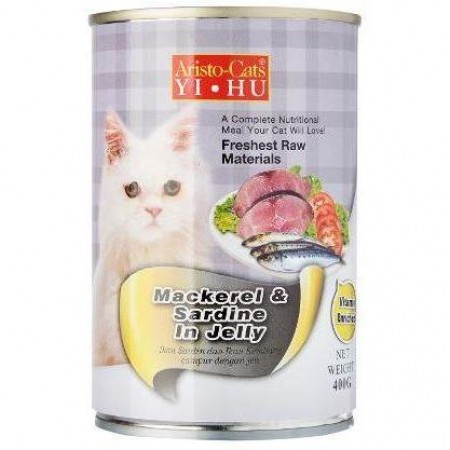 Aristo Cats Fresh Mackerel And Sardine In Jelly 400g carton (24 Cans)