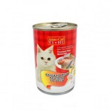 Aristo Cats Fresh Chicken And Seafood In Jelly 400g carton (24 Cans)