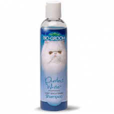 Bio-Groom Shampoo Purrfect White Conditioning Coat Brightener For Cats 8oz