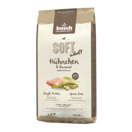 Bosch High Premium Concept Soft Adult with Chicken & Banana Dog Dry Food 12.5kg
