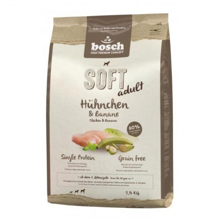 Bosch High Premium Concept Soft Adult with Chicken & Banana Dog Dry Food 2.5kg