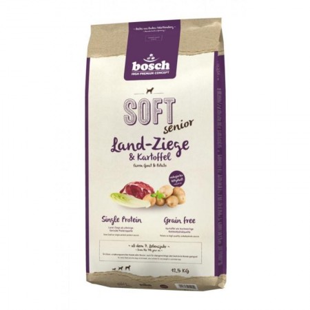 Bosch High Premium Concept Soft Senior with Farm Goat & Potato Dog Dry Food 12.5kg