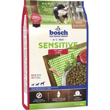 Bosch High Premium Sensitive Lamb & Rice Dog Dry Food 3kg