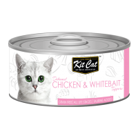 Kit Cat Deboned Chicken & Whitebait 80g Carton (24 Cans)