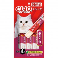 Ciao Stick Tuna Maguro in Jelly with Added Vitamin and Green Tea Extract 14g x 4pcs