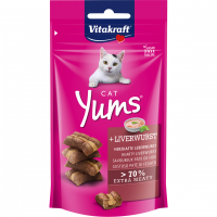Vitakraft Cat Yums LiverWurst 40g (3 Packs)