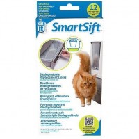Catit Cat Litter Box SmartSift Biodegradable Replacement Liners For Pull-Out Waste Bin 12pcs