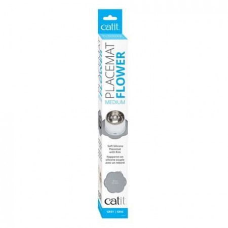 Catit Flower Placemat Medium Gray